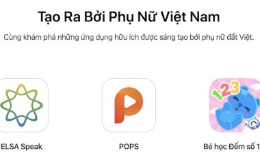 Mừng 8/3, Apple đưa ra danh sách các ứng dụng bổ ích được phát triển bởi phụ nữ Việt Nam