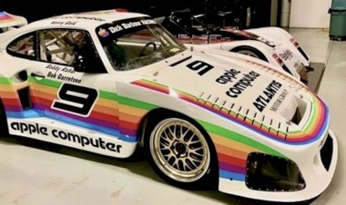 Apple đã từng quảng cáo trên xe đua của Porsche năm 1980