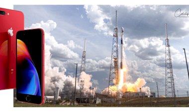 Chiêm ngưỡng tác phẩm chụp cảnh phóng tên lửa Falcon 9 bằng iPhone 8 Plus