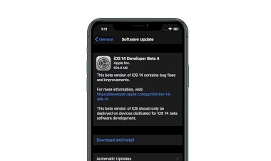 Apple phát hành iOS 14 Developer beta 4