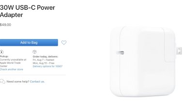 Apple âm thầm cập nhật cục sạc 30W USB-C trên cửa hàng của mình