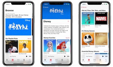 Apple Music mở trang riêng cho các tác phẩm nhạc phim, playlist và radio station của Disney