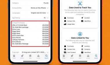 Cách xem trước vật phẩm In-App Purchases và các dữ liệu cá nhân app thu thập trước khi tải về iPhone