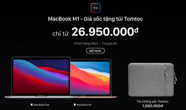 Tổng hợp giá bán chính hãng MacBook M1 tại Việt Nam ở các hệ thống bán lẻ
