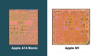 Apple M1 vs. Apple A14 Bionic: diện tích lớn hơn, nhân CPU giống nhau nhưng gấp 2 số lượng