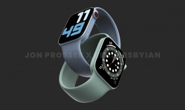 Apple Watch Series 7 với phong cách thiết kế vuông vức và thêm phiên bản màu xanh