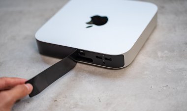 Bản vẽ thiết kế của Mac mini M1X với nhiều cổng kết nối hơn và có cả MagSafe
