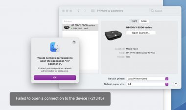 Apple sẽ khắc phục lỗi 'You Do Not Have Permission to Open the Application' khi sử dụng máy scan trên macOS