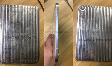 Hình ảnh rò rỉ khối nhôm dựa trên thiết kế của iPad mini 6, viền cân đối, Touch ID trên phím nguồn