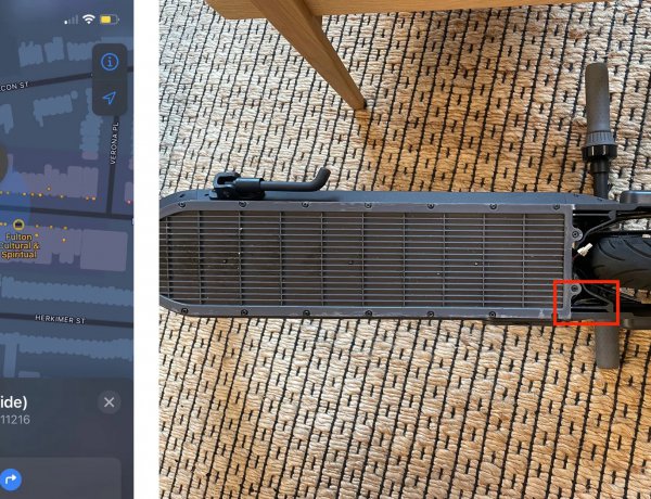 AirTags giúp người dùng tìm lại được xe scooter bị đánh cắp