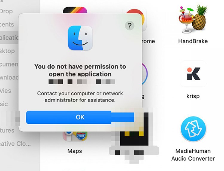 Khắc phục lỗi " You do not have permission to open the application…" khi mở ứng dụng trên macOS Big Sur
