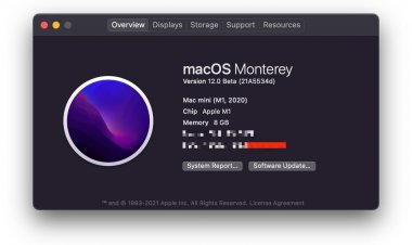 Apple phát hành beta 8 của macOS Monterey tới các nhà phát triển
