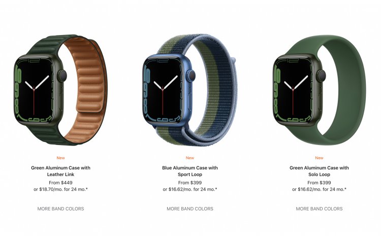 Đã có thể đặt mua Apple Watch Series 7 giá từ 399 USD
