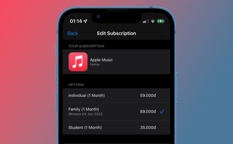 Apple Music cho sinh viên tại Việt Nam tăng giá từ 29k lên 35k, còn lại không đổi