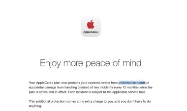 Apple nâng cấp Care+, không giới hạn số lần rơi vỡ trong thời gian được bảo vệ