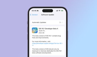 Apple phát hành iOS 16.1 Beta 4