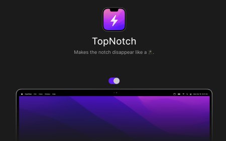 TopNotch - Ứng dụng ẩn Notch trên MacBook