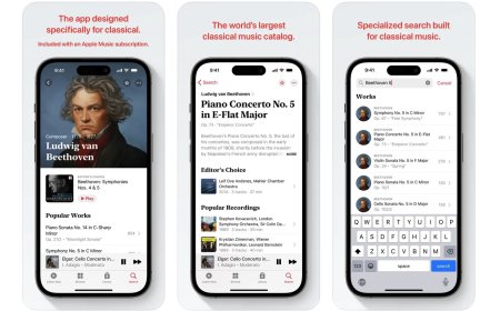 Apple Music Classical đã bắt đầu cho tải về