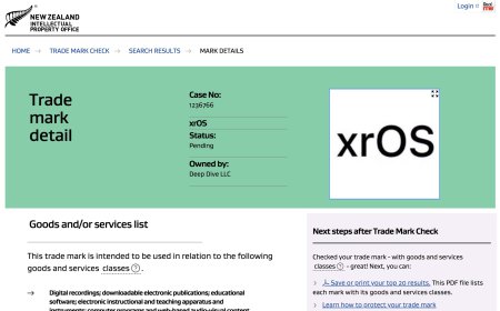 Apple đăng ký nhãn hiệu logo chữ “xrOS” trước thềm sự kiện WWDC