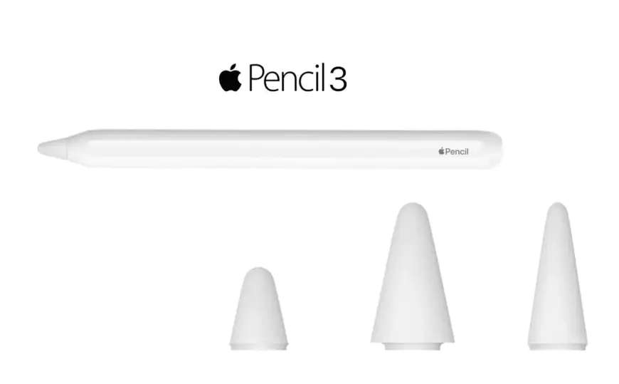 Apple Pencil 3 sẽ sớm ra mắt với 3 đầu bút có thể thay thế