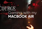 Playing The Scourge on my MacBook Air