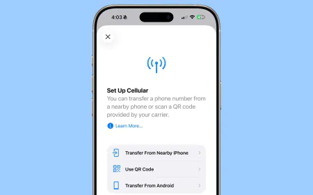 iOS 26 Bổ Sung Khả Năng Chuyển eSIM Giữa iPhone và Android