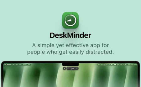 DeskMinder: Người Bạn Đồng Hành Giúp Bạn Tập Trung Trên macOS