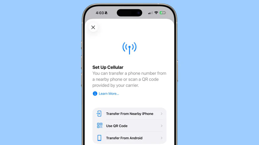 iOS 26 Bổ Sung Khả Năng Chuyển eSIM Giữa iPhone và Android