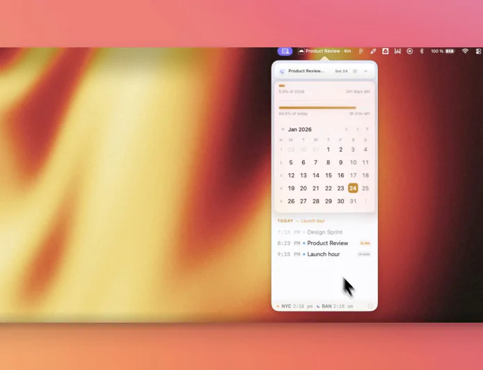 Dot – Ứng dụng lịch trên menu bar cực gọn cho macOS (đặc biệt hợp người hay họp)