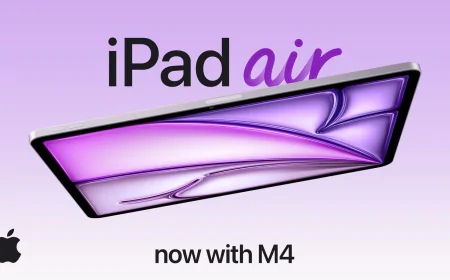 Apple  ra mắt iPad Air mới với chip M4, RAM tăng lên 12GB và hỗ trợ Wi-Fi 7