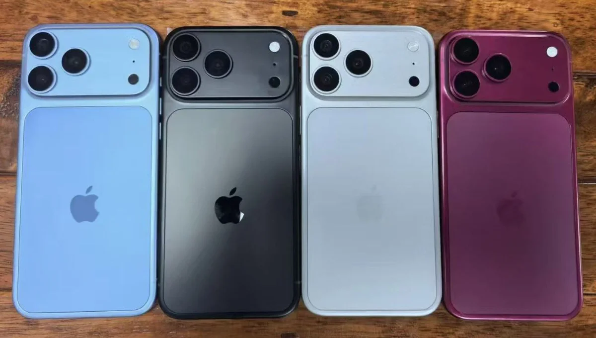 Lộ diện ảnh thực tế mô hình iPhone 18 Pro: Bốn màu sắc mới lộ diện, sắc đỏ "Dark Cherry" chiếm trọn spotlight!