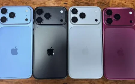 Lộ diện ảnh thực tế mô hình iPhone 18 Pro: Bốn màu sắc mới lộ diện, sắc đỏ "Dark Cherry" chiếm trọn spotlight!