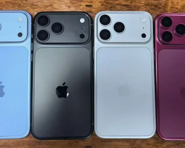 Lộ diện ảnh thực tế mô hình iPhone 18 Pro: Bốn màu sắc mới lộ diện, sắc đỏ "Dark Cherry" chiếm trọn spotlight!