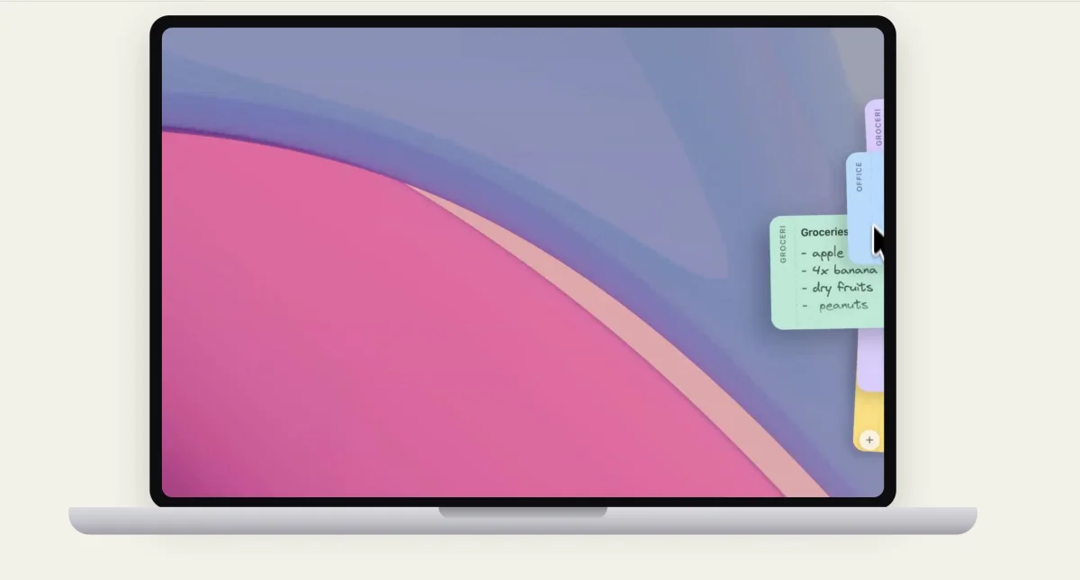 Hold My Notes: Khi những tờ giấy note "biết ẩn nấp" ở mép màn hình Mac của bạn