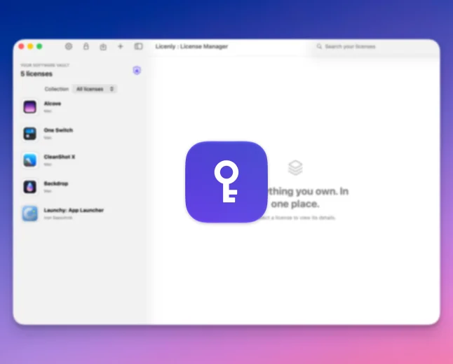 Licenly: Trợ Lý Toàn Diện Quản Lý Bản Quyền Phần Mềm và Tài Sản Số Cho iPhone, iPad, và Mac