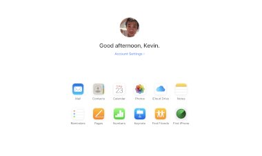 Apple giới thiệu iCloud nền web với giao diện mới tới người dùng.