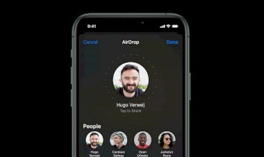 iPhone 11 có tính năng chĩa điện thoại vào một người nào đó để gửi file AirDrop