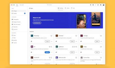 Adobe ra mắt ứng dụng Creative Cloud với thiết kế hoàn toàn mới.