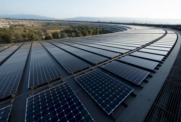 Apple hợp tác với công ty chế biến nước tương lắp đặt các tấm pin năng lượng mặt trời.