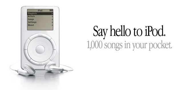Steve Jobs giới thiệu iPod  đầu tiên cách đây 18 năm!