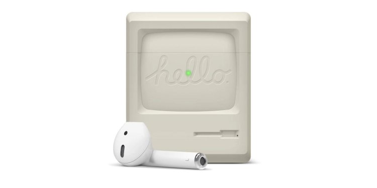 Elago AW3, bao silicon dành cho tai nghe AirPods với thiết kế màn hình Mac cổ độc đáo, giá chỉ 14$