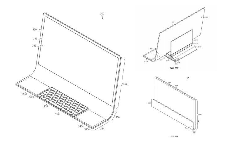 Apple đăng ký bản quyền thiết kế iMac, body làm từ nguyên một tấm kính cong