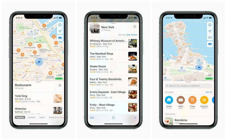 Apple Maps phiên bản hoàn toàn mới đã có cho người dùng Mỹ