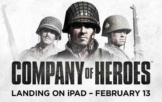 Company of Heroes sẽ chính thức ra mắt trên iPad vào ngày 13 tháng 02 tới đây