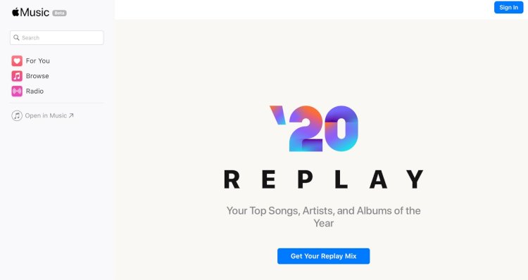Apple Music cho phép tạo playlist nhạc của bạn đã nghe trong một năm qua